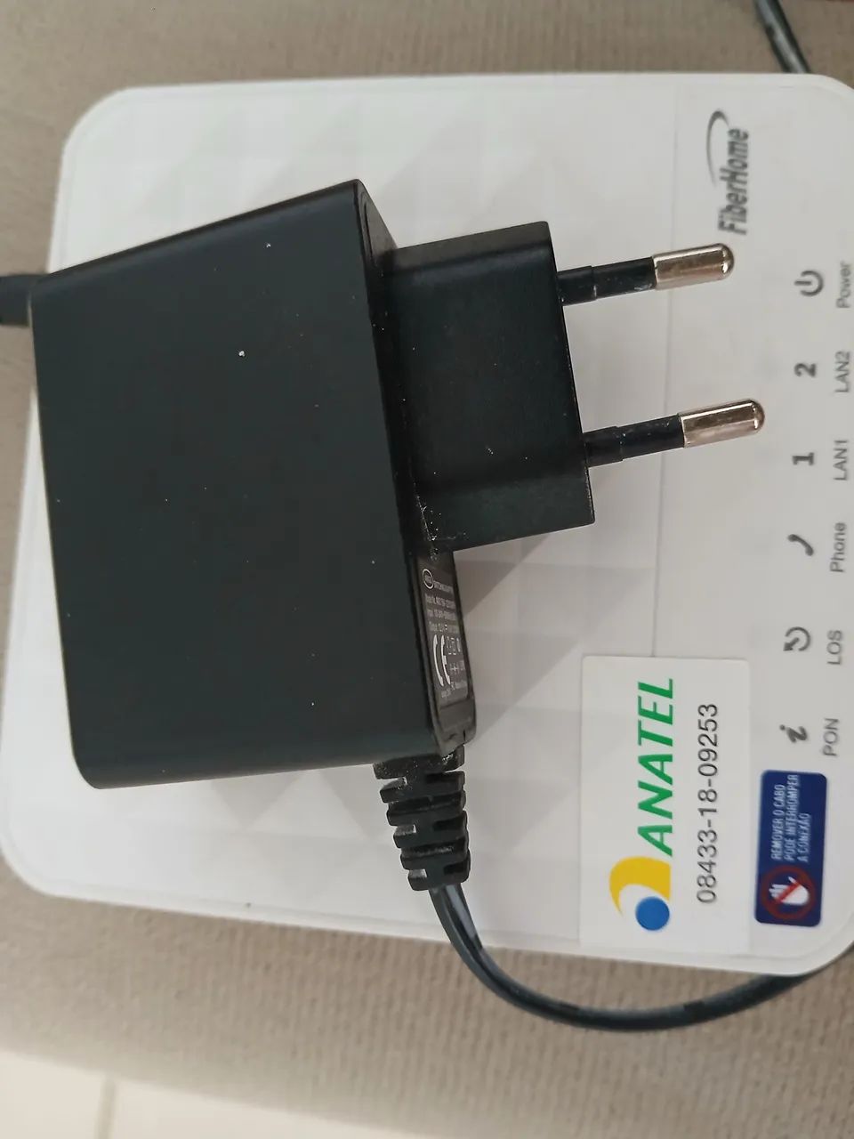 Modem decodificar de sinal de fibra ótica