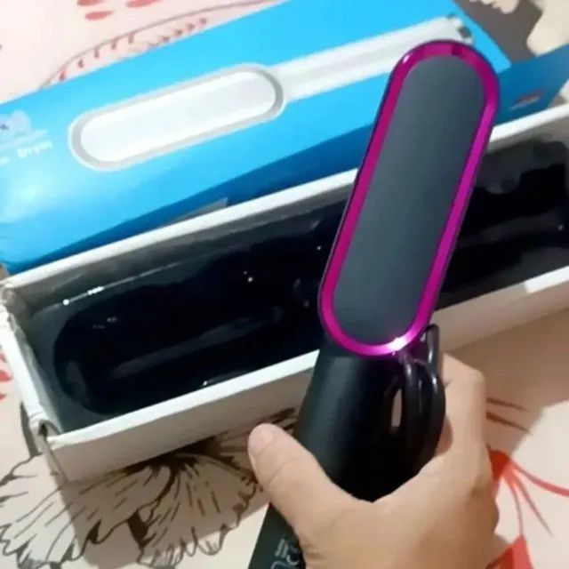 Escova alisadora 3 em 1 nova - Foto 2