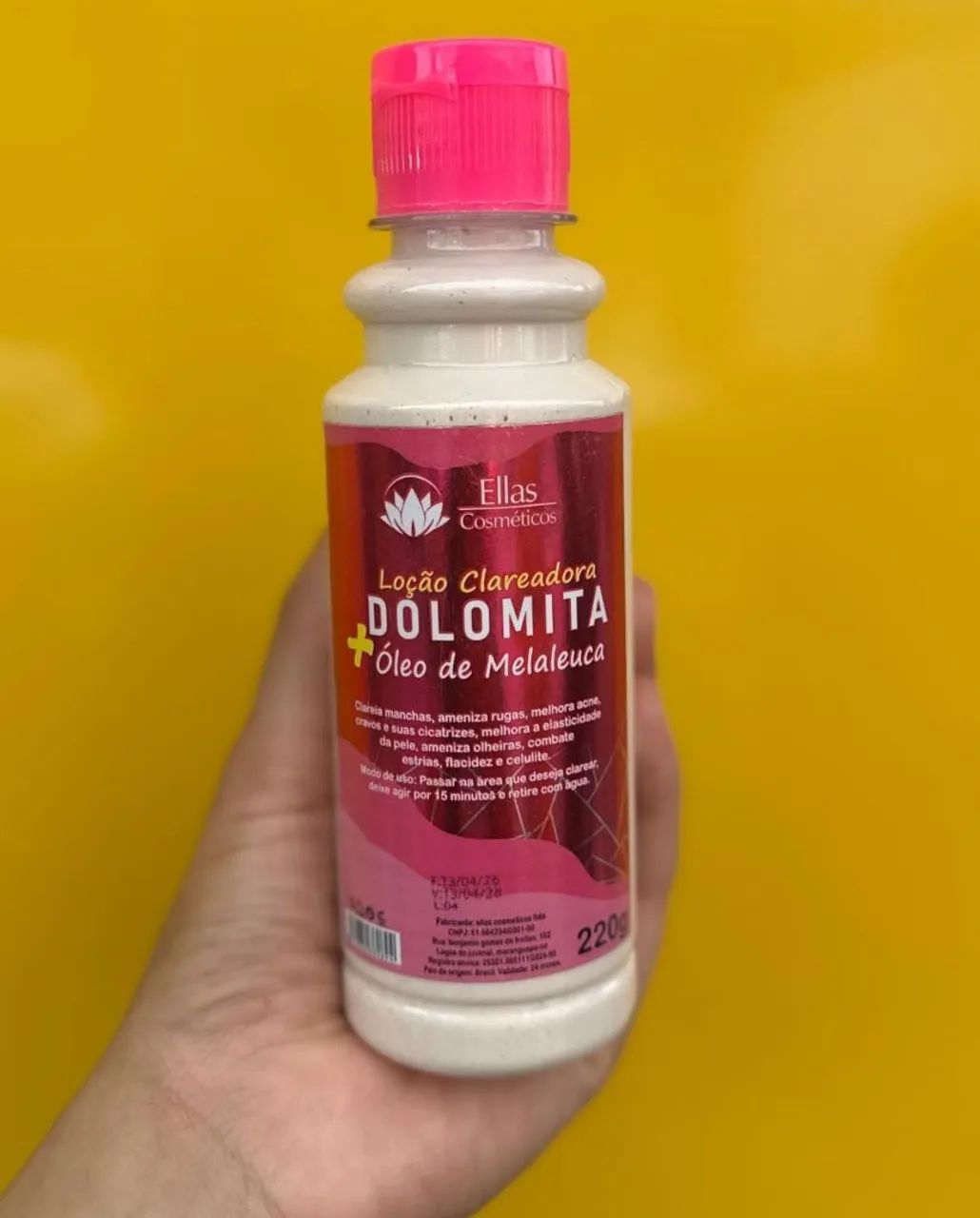 Clareador Extra Forte Ellas Cosméticos 200g  - Foto 2