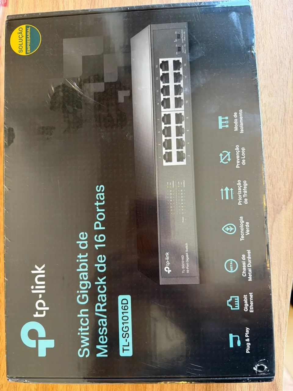 Switch to link 16 portas