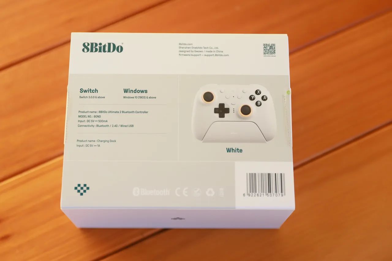 Controle 8Bitdo Ultimate Switch 1 e 2 | PC branco - Foto 2