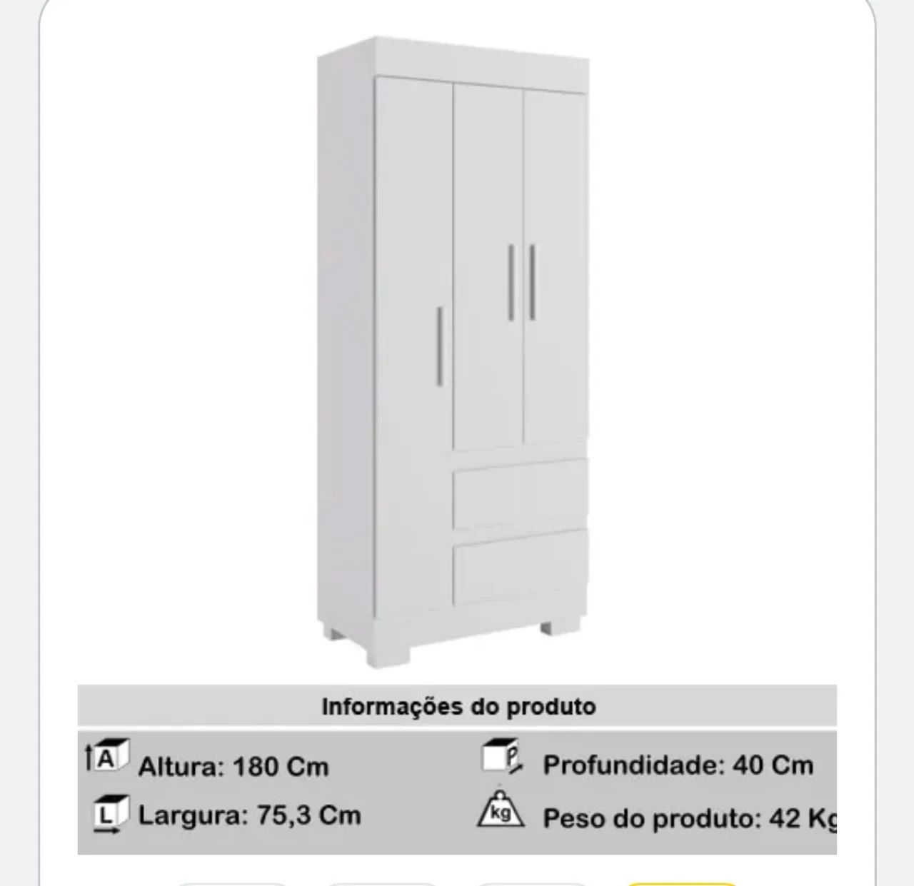 Cama e guarda-roupa  - Foto 2