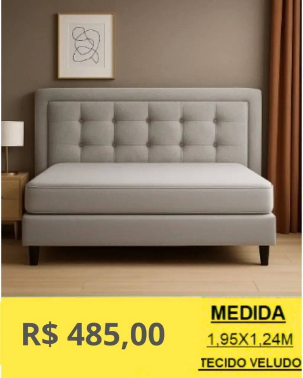 CABECEIRA KING A PRONTA-ENTREGA 
