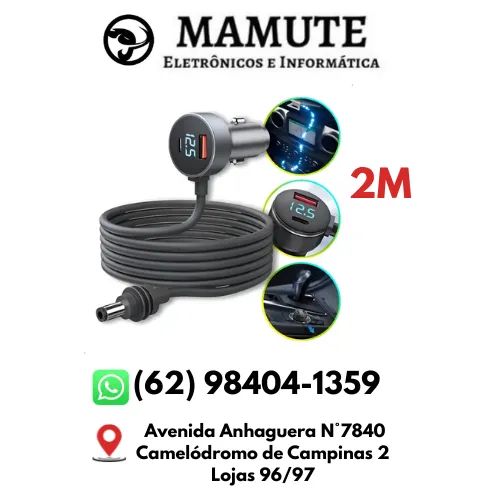 Cabo 12v/24v Tipo C Power Bank Starlink Mini e Cabo Carregador Veicular Para Starlink Mini