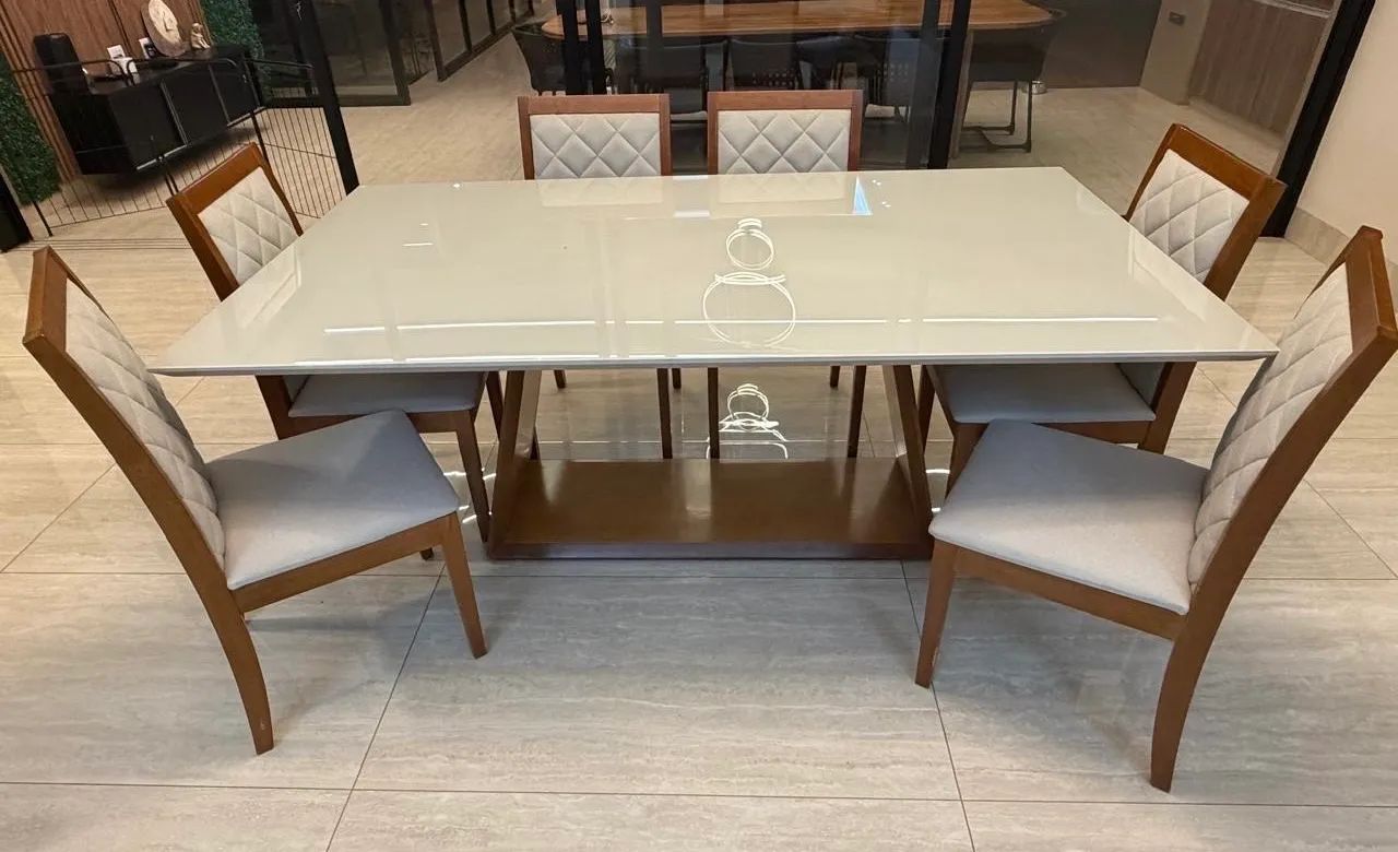 Mesa de jantar alto padrão 