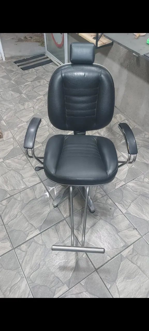 Cadeira barbearia reclinavel 