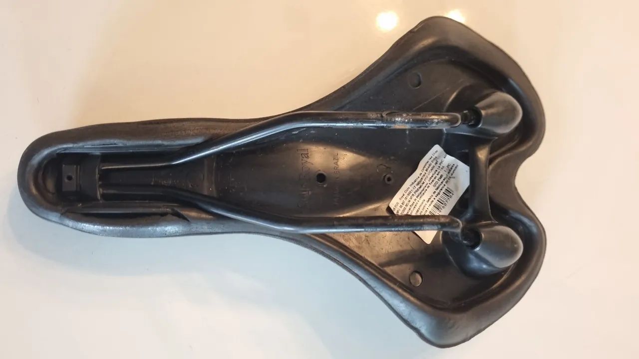 Banco selim SR MTB Premium preto com carrinho - Foto 4