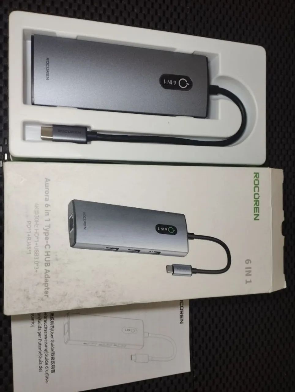 HUB USB-C 6 em 1 Rocoren Aurora - Potência, Velocidade e Conectividade em um Só Produto! - Foto 3