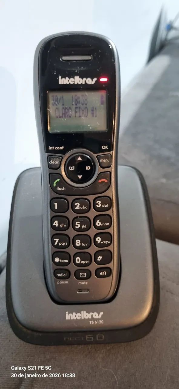 Tel. S/fio Intelbras Mod: TS 6120