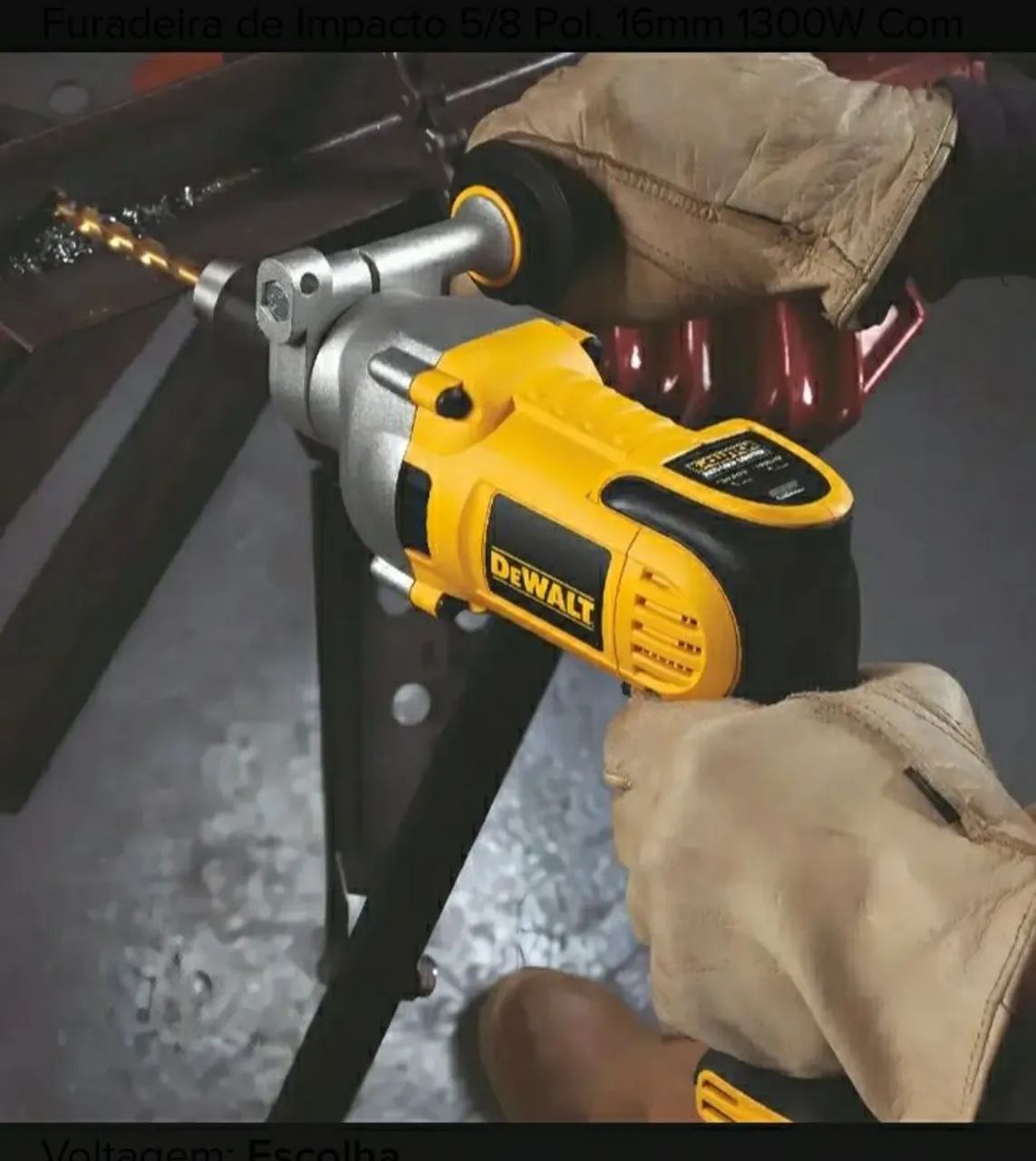 Furadeira de impacto dewalt 5/8 Pol.16mm 1300w