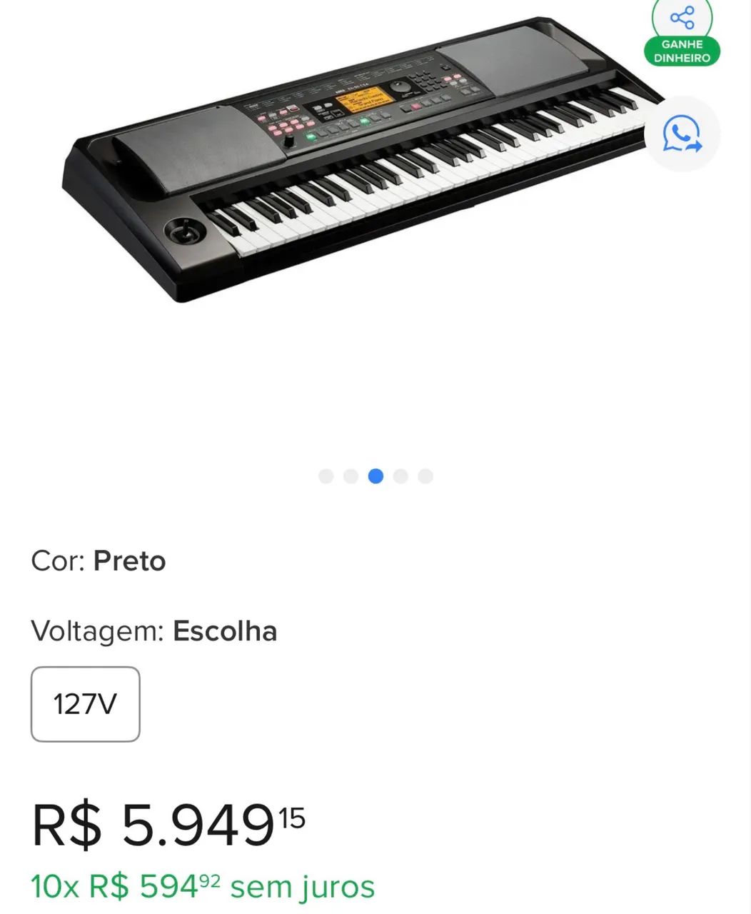 Teclado Korg EK 50 - CSA - Foto 4
