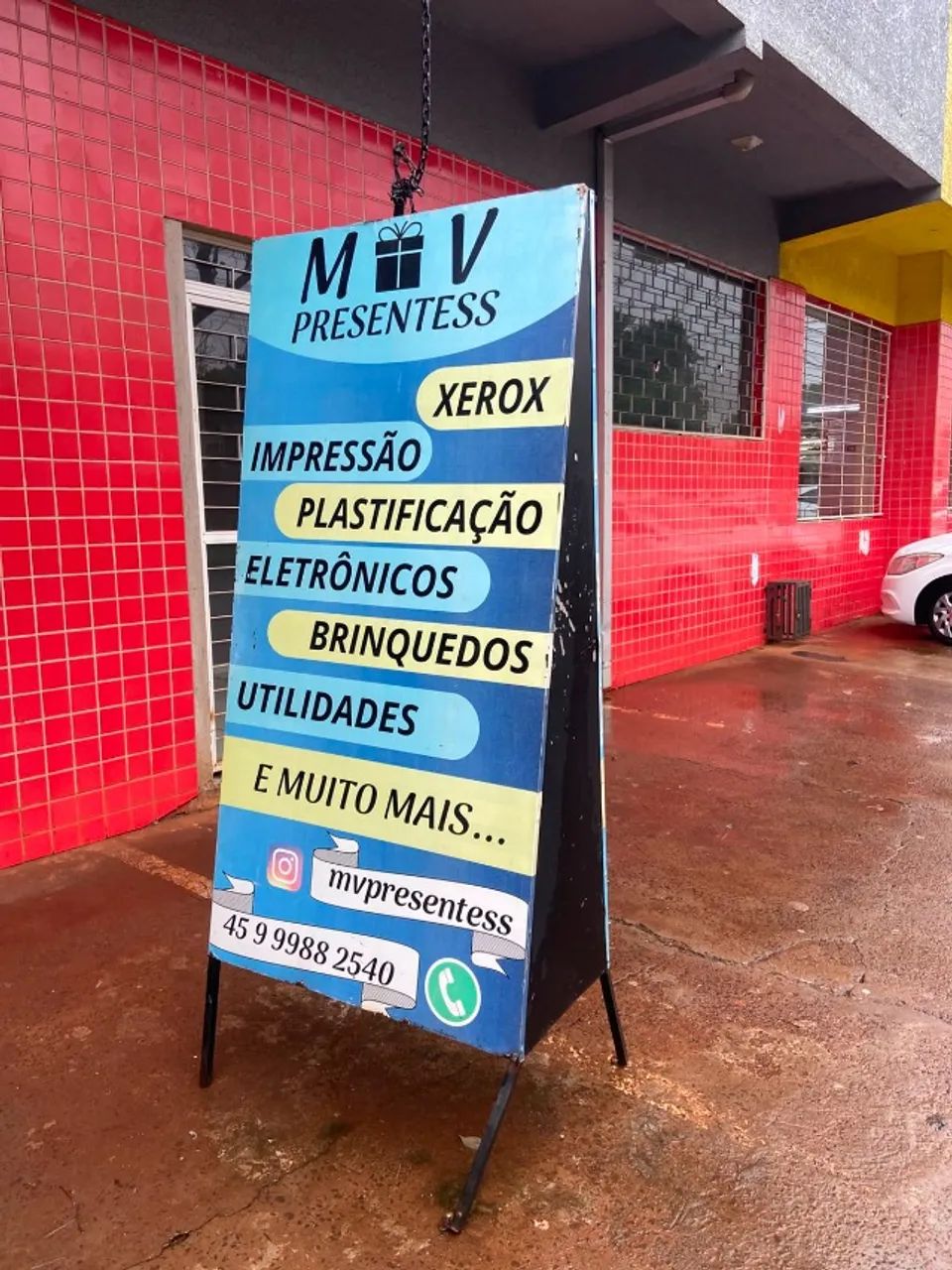 Cavalete publicidade propaganda dupla face de ferro - Foto 2