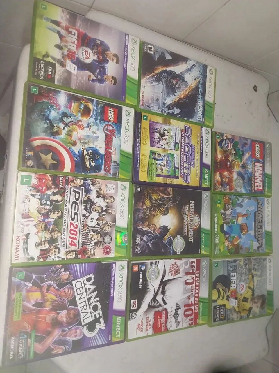 03 Kinect Xbox 360 +10 jogos xbox  - Foto 3