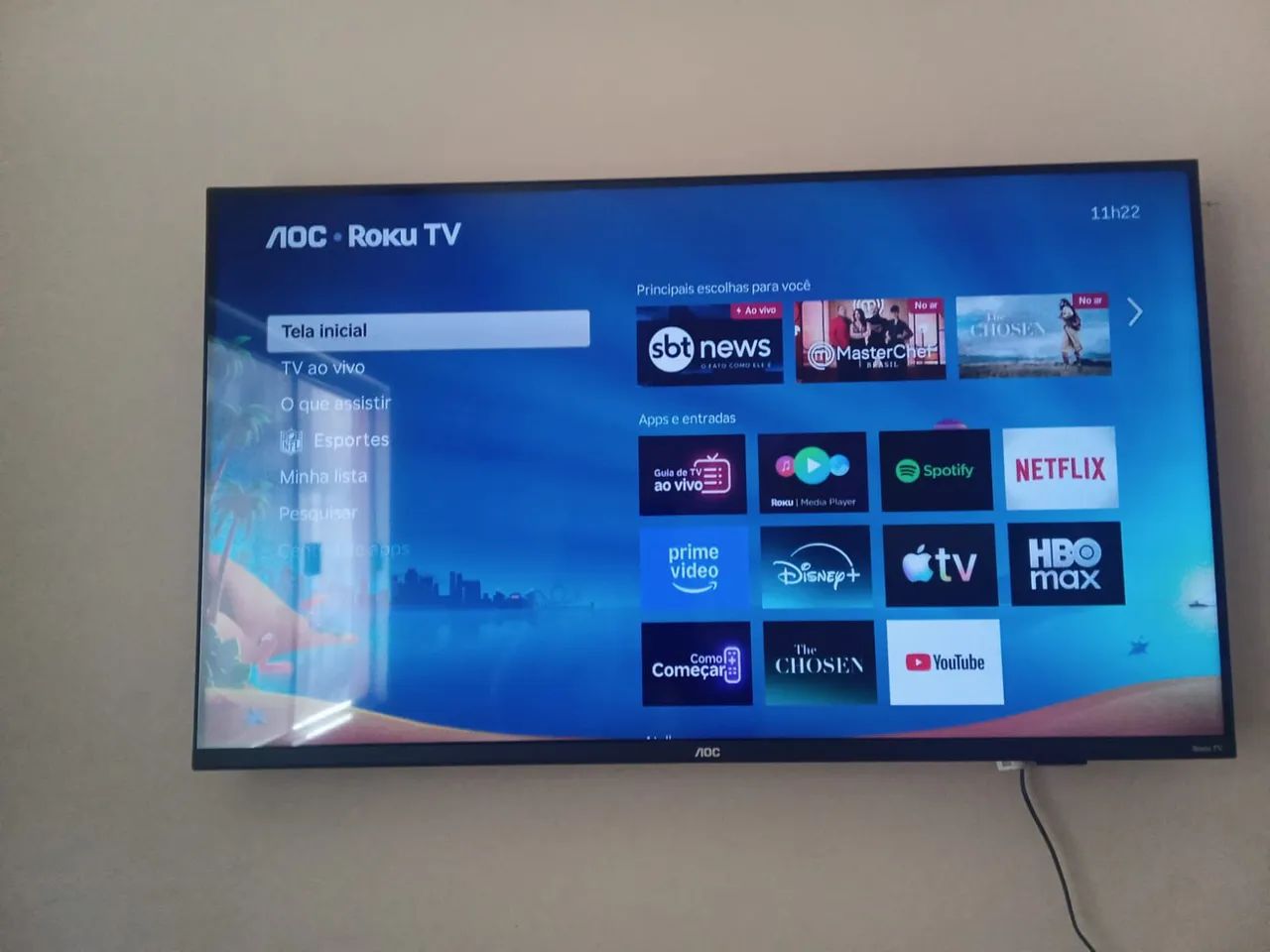 Vendo Smart Tv AOC 43 polegadas 