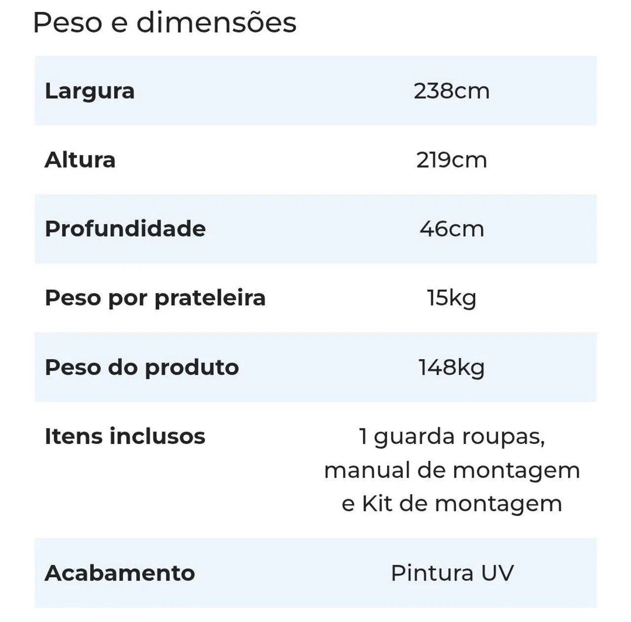 Guarda roupa de 8 portas  - Foto 4