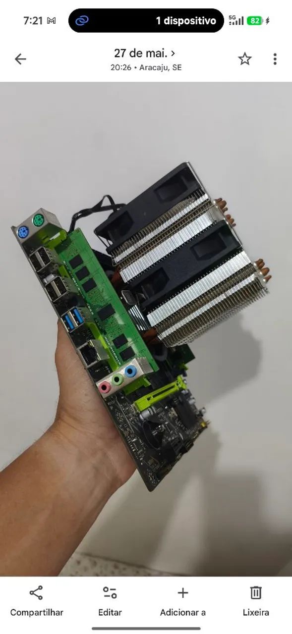 Kit Xeon 2680 v4, placa mãe, memória 8GB 2x4GB