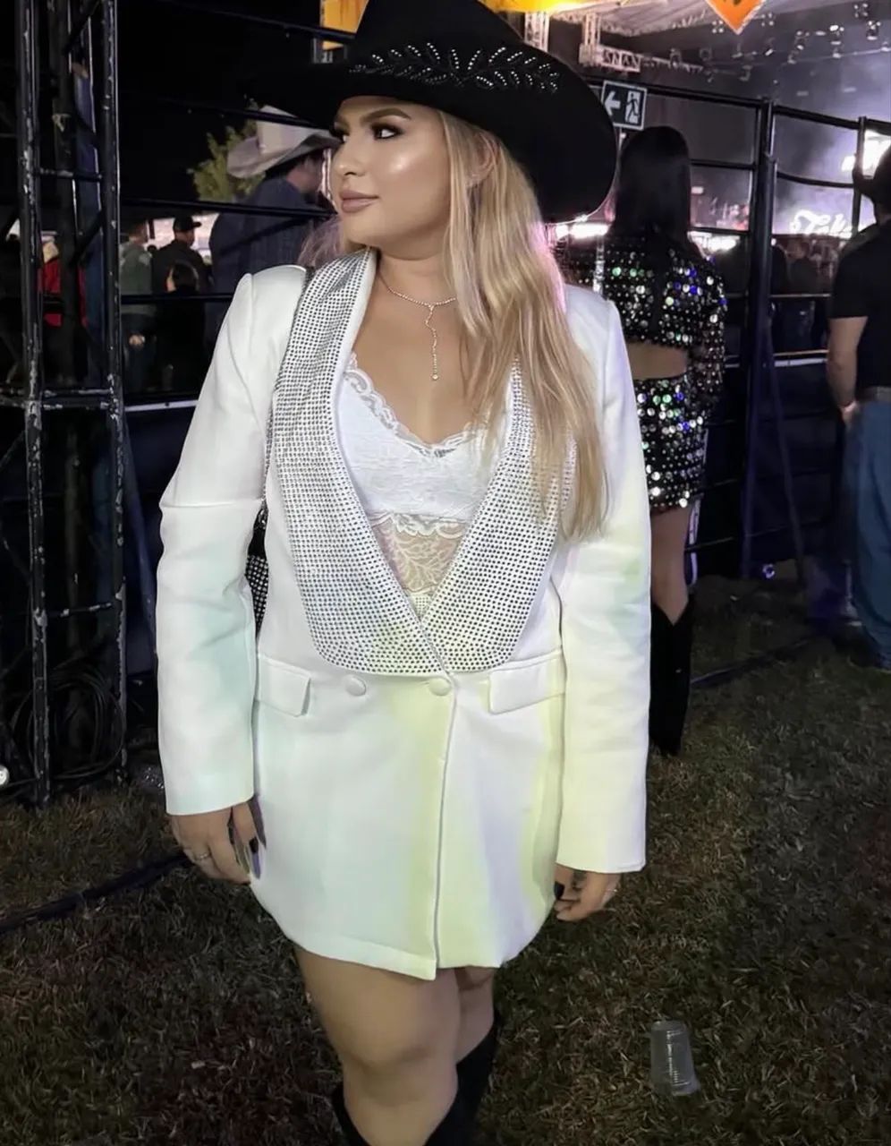 Blazer Top Charme - Branco 
