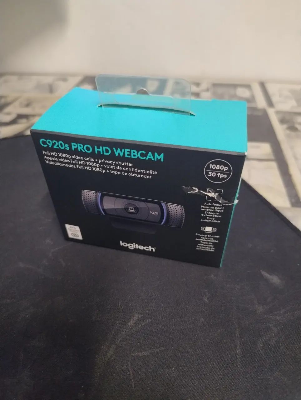 Webcam Logitech C920 Pro Full HD + microfone dual stereo + tampa privacidade  - Foto 3