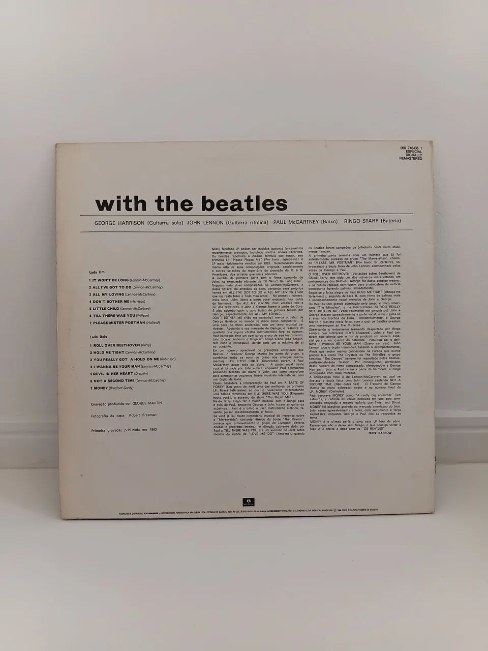 Disco vinil (LP) The Beatles - With The Beatles - Foto 3