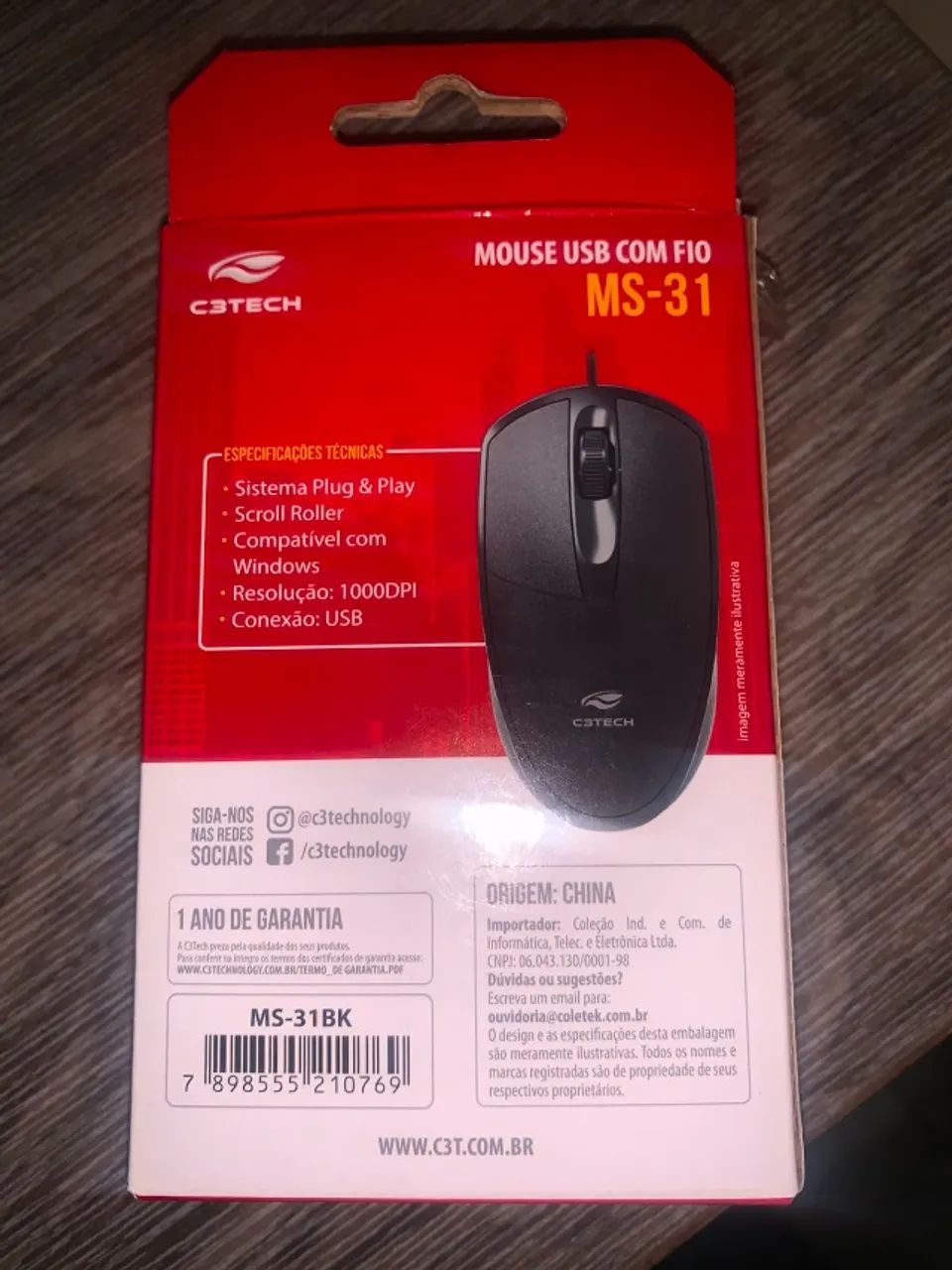 Mouse USB c/FIO - Foto 3