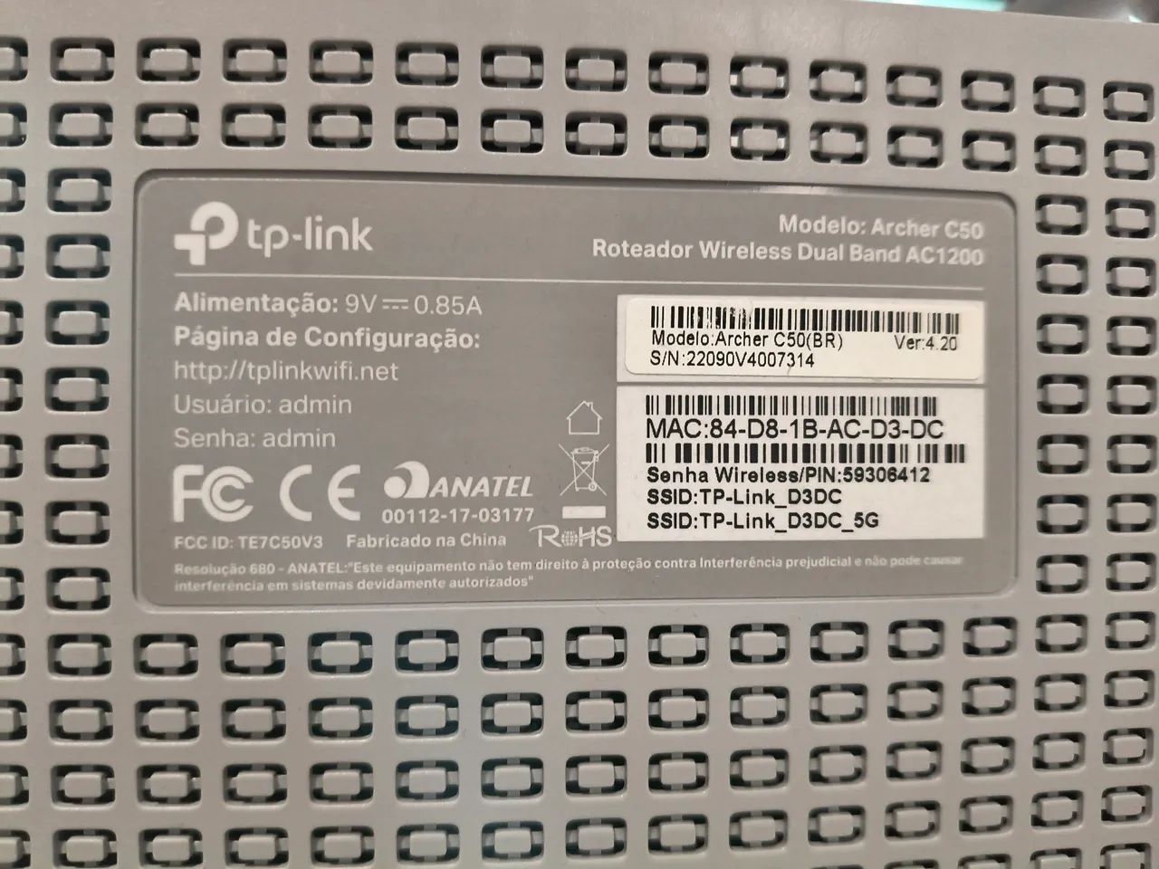 Roteador Wireless Wi-fi TP-Link AC1200 Archer C50 - Foto 2