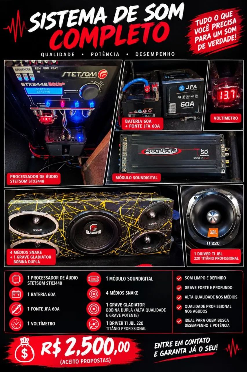 Sistema Som Automotivo 