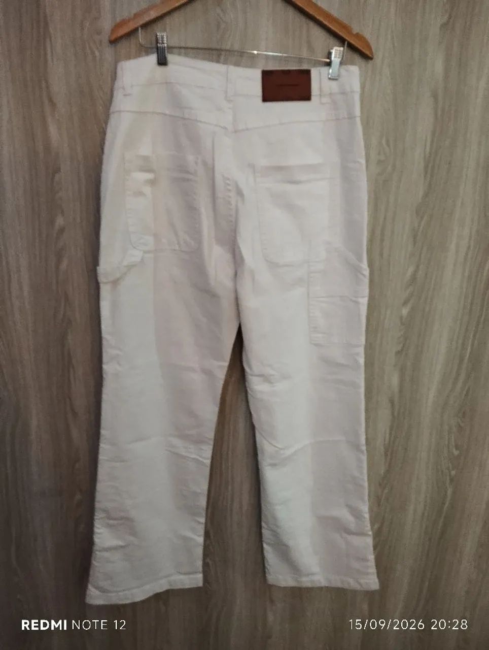 Calça cargo off white 42/44 nova stretch  - Foto 2