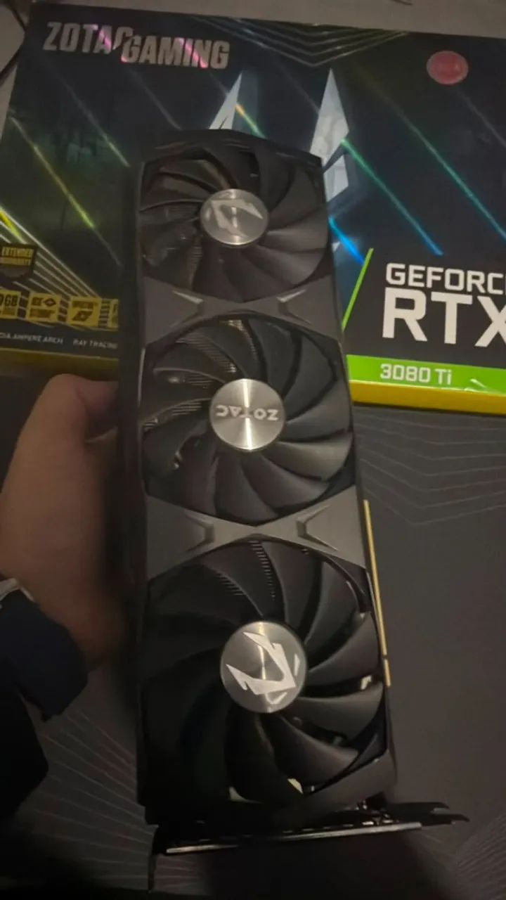 Placa de Vídeo ZOTAC Gaming GeForce RTX 3080 Ti 12GB - Estado de Nova / Completa na Caixa - Foto 4