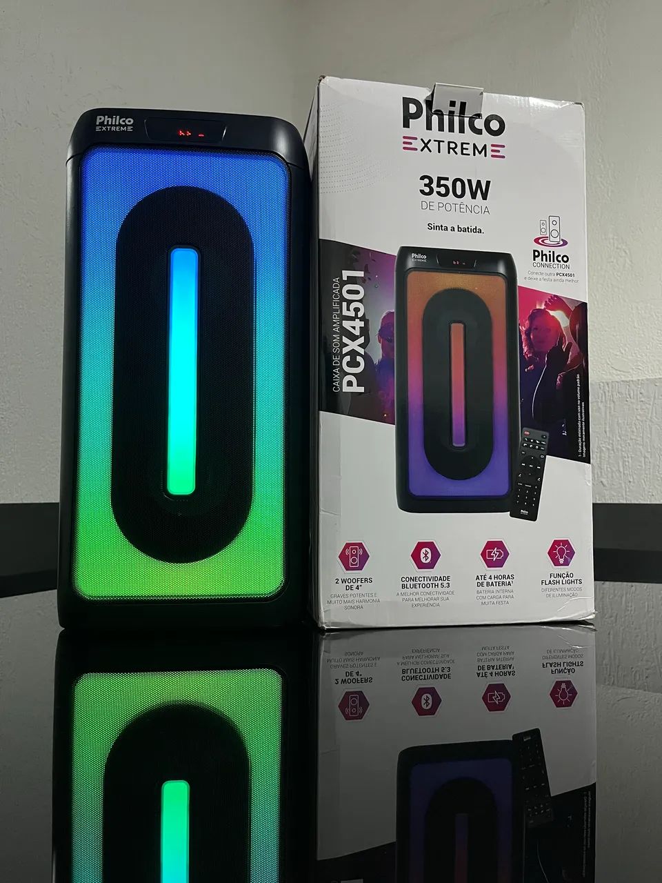Caixa de som Philco 350W - Foto 4
