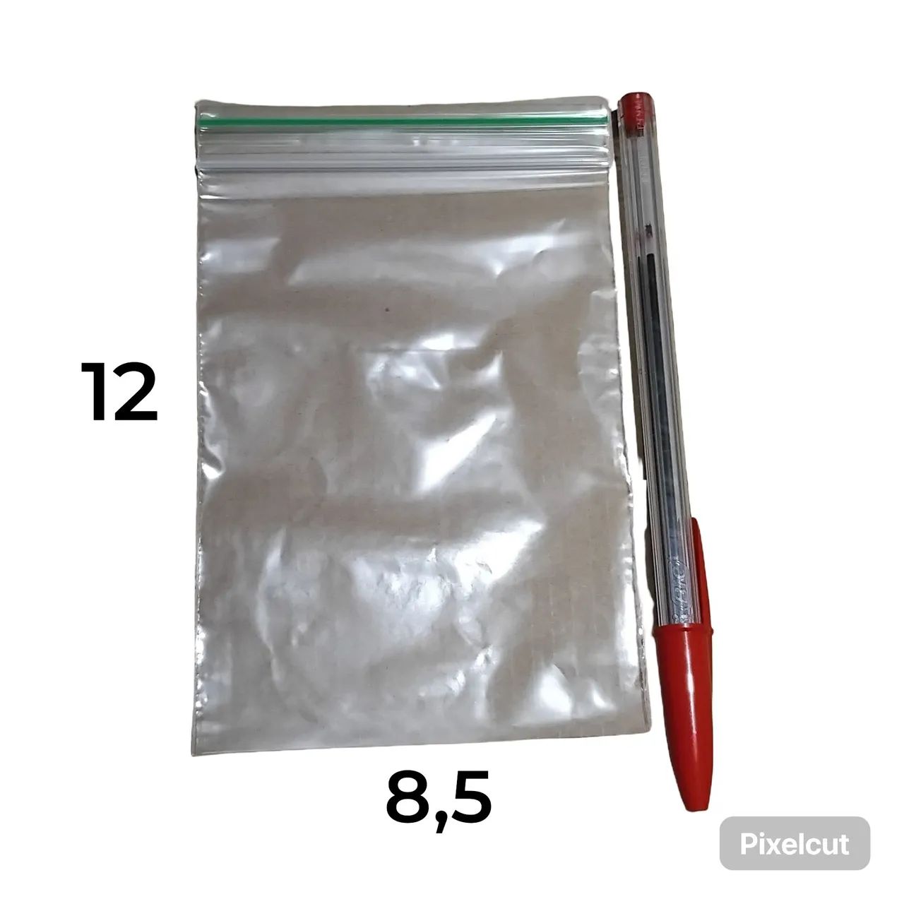 100un Saquinho N°4  Hermético Zip Lock 8,5×12cm (Sacos Ziper) - Foto 2