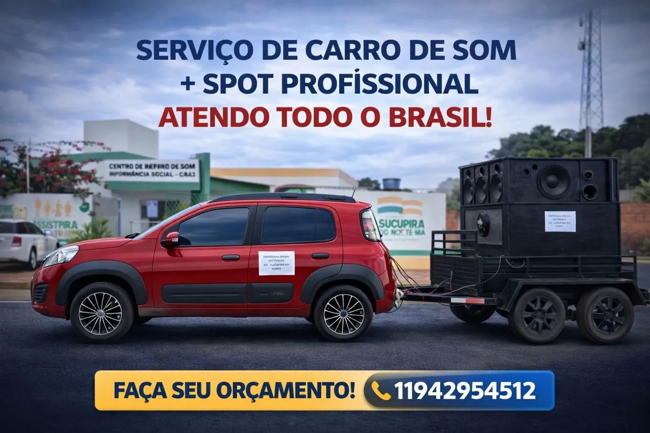 Serviço de Carro de Som todo Brasil