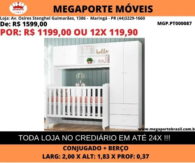 QUARTO DE BEBE - CONJULGADO DE BEBE - Foto 2