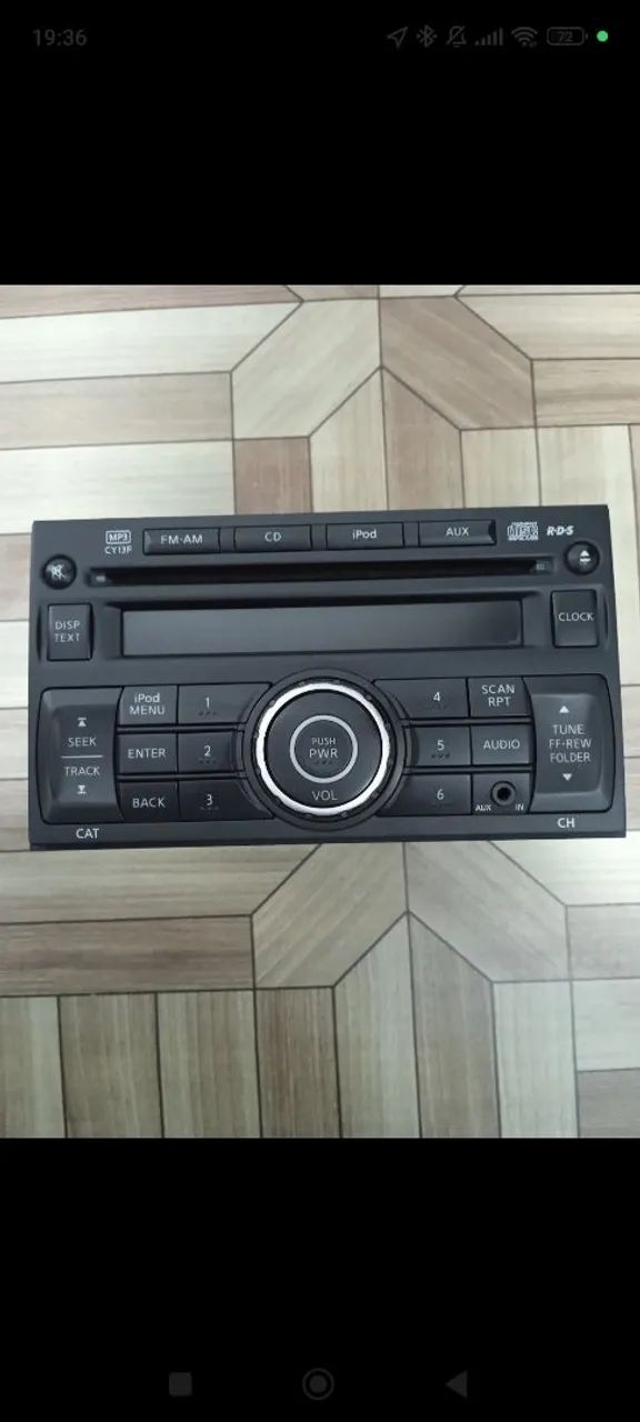 Rádio original Nissan Sentra 2012 