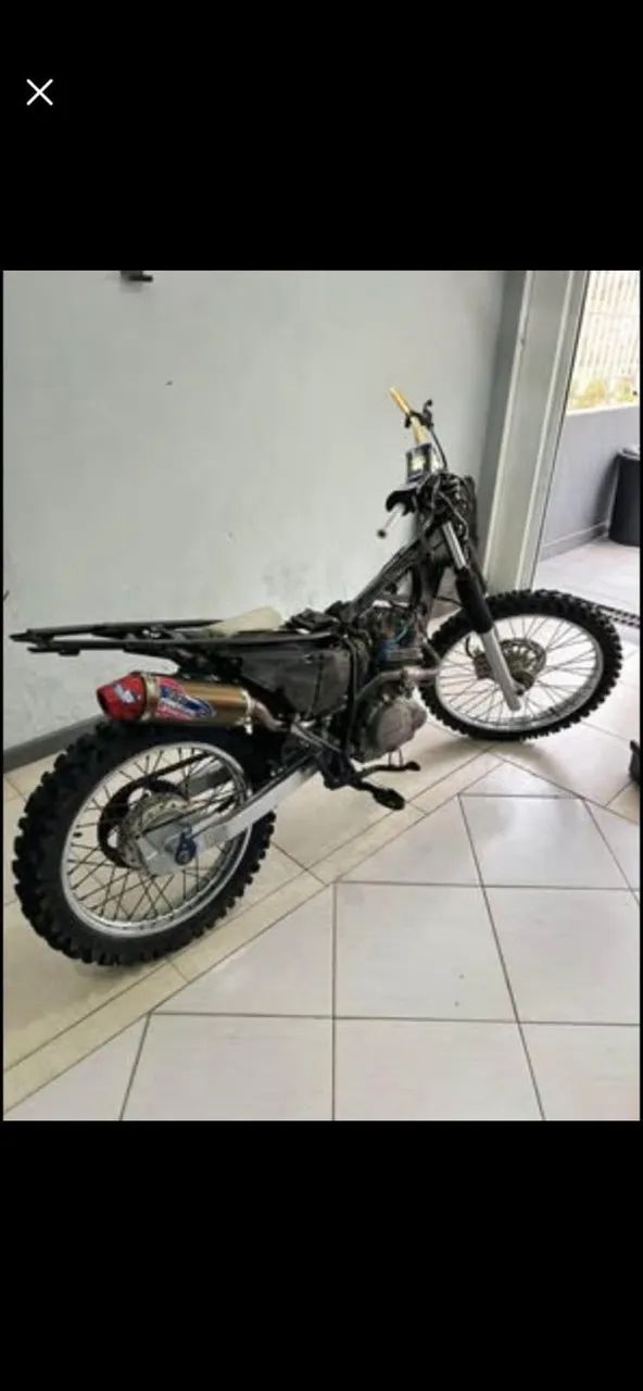 XTZ DE TRILHA COM MOTOR 220CC - Foto 3