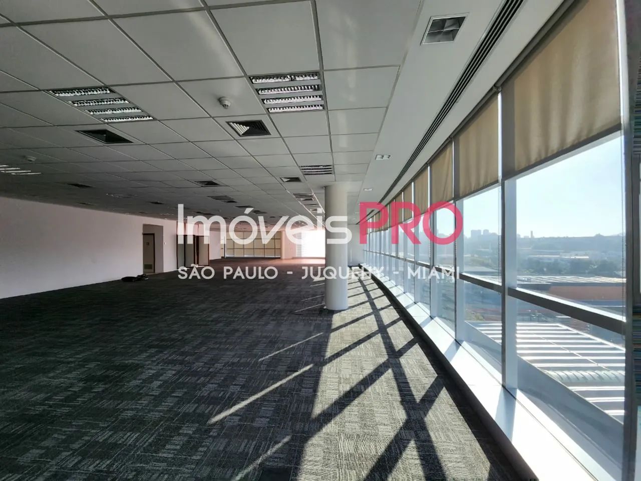 Locação de meia laje comercial em Alphaville com heliponto proximo ao Shopping com 611m2 e