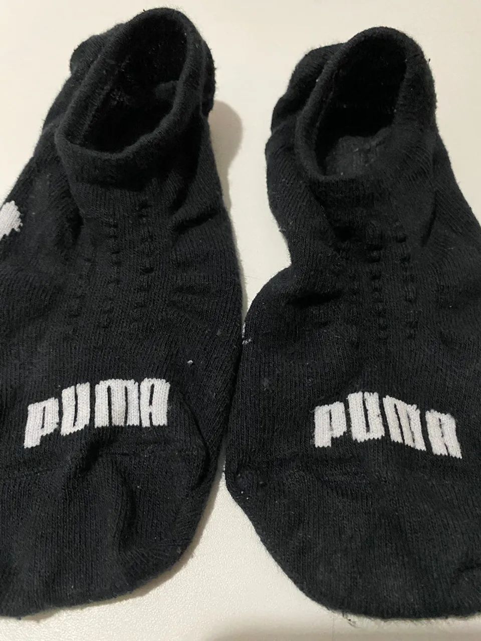 Meia Soquete Puma Preta Usada - Perfumada e Macia - Foto 2