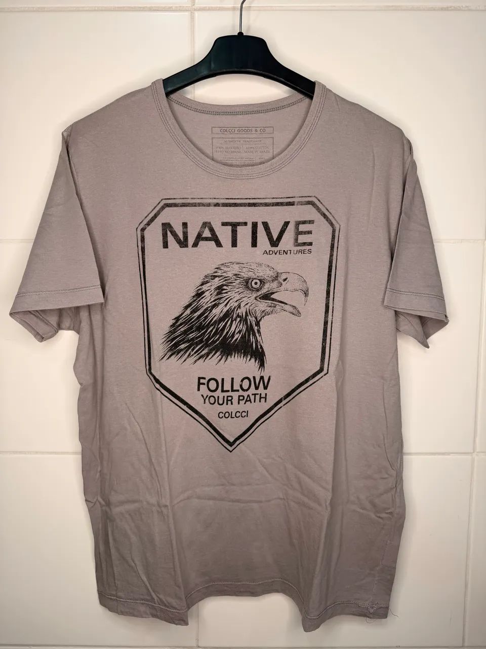camiseta colcci cinza g