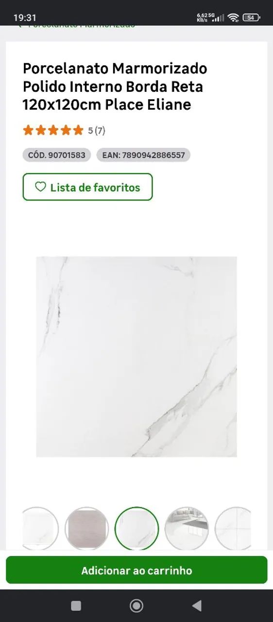 Torro Porcelanato Eliane 1,20x1,20 - Foto 2