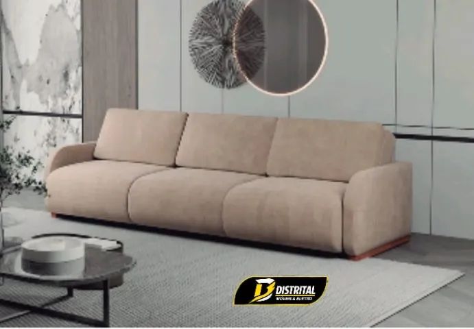 Sofá Retrátil e Reclinável Comfort Molas Ensacadas 2,90m NOvO
