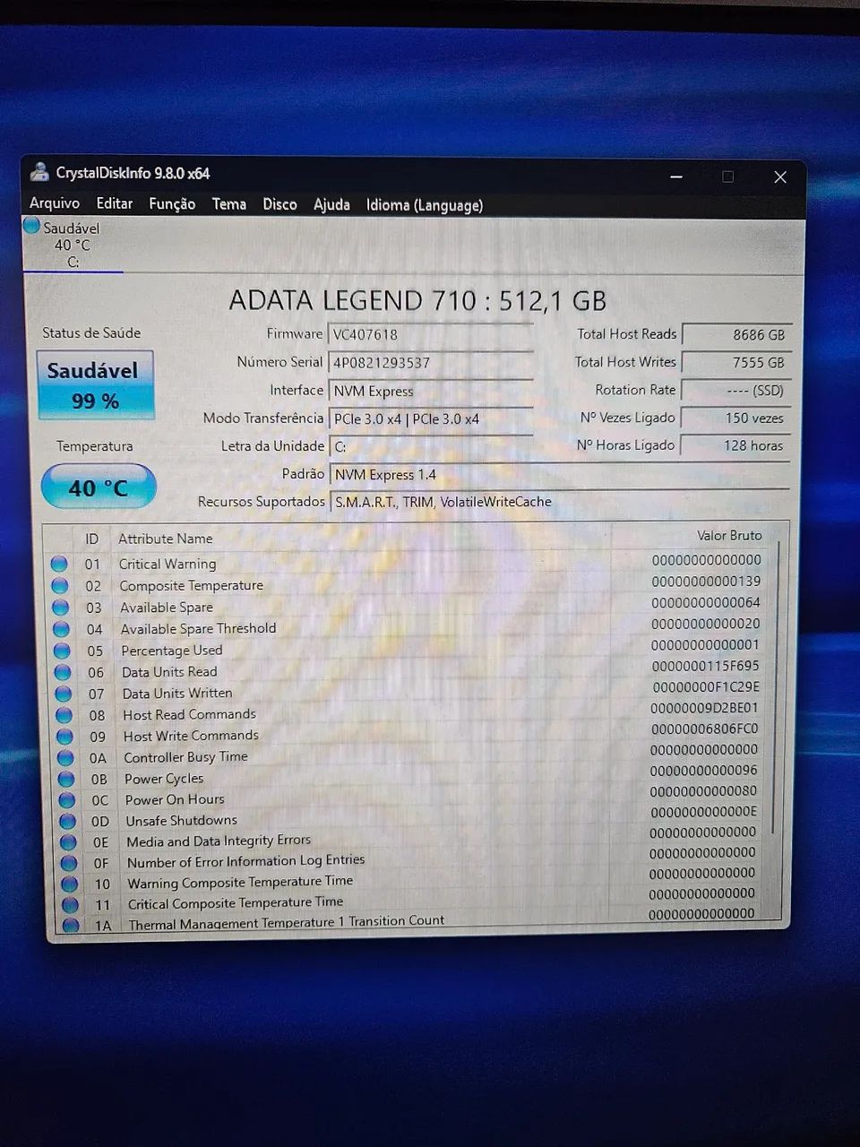 SSD Adata Legend 710 512GB - Foto 4