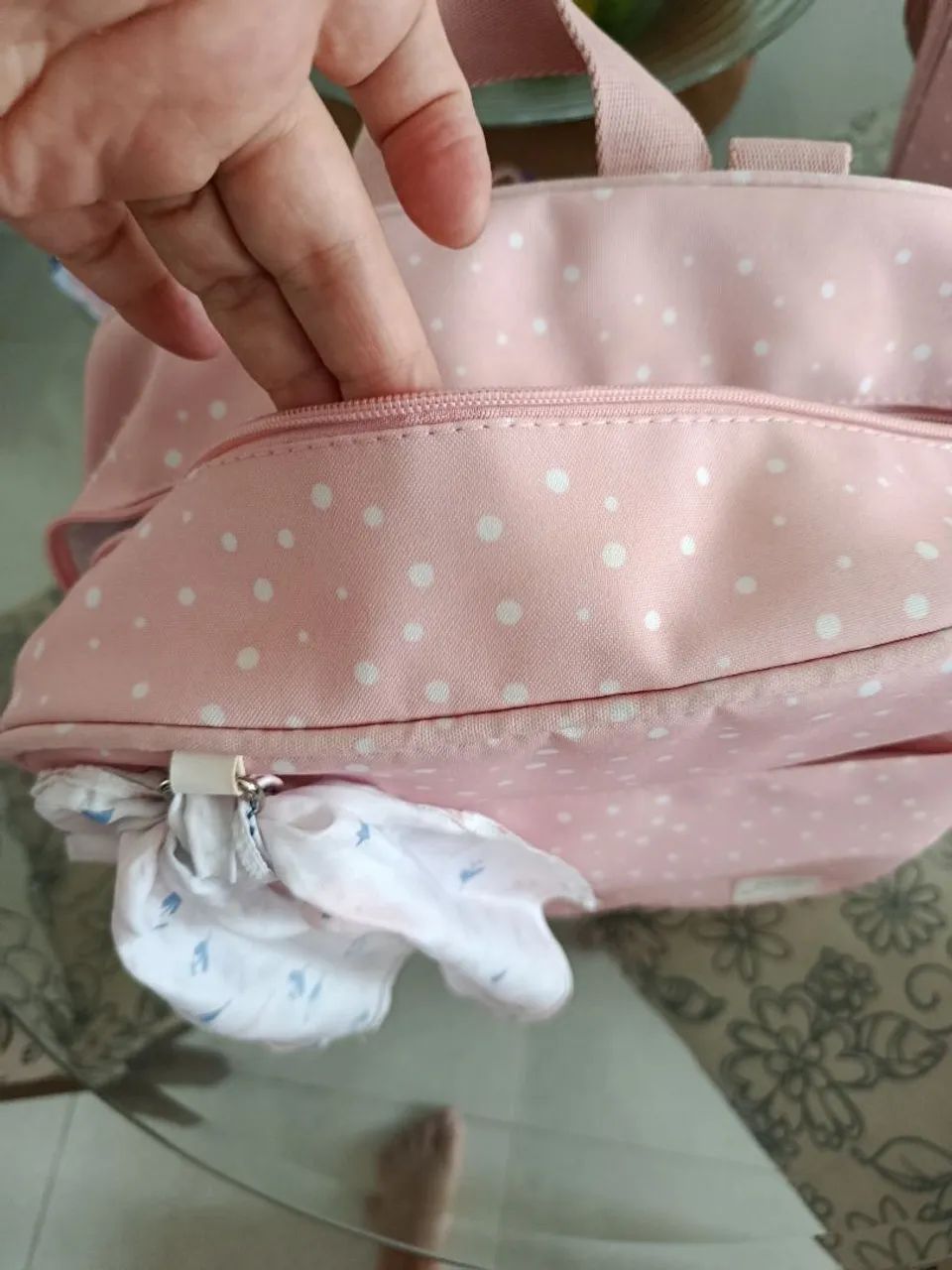 Mochila Grande Bunny Rosa - Foto 4