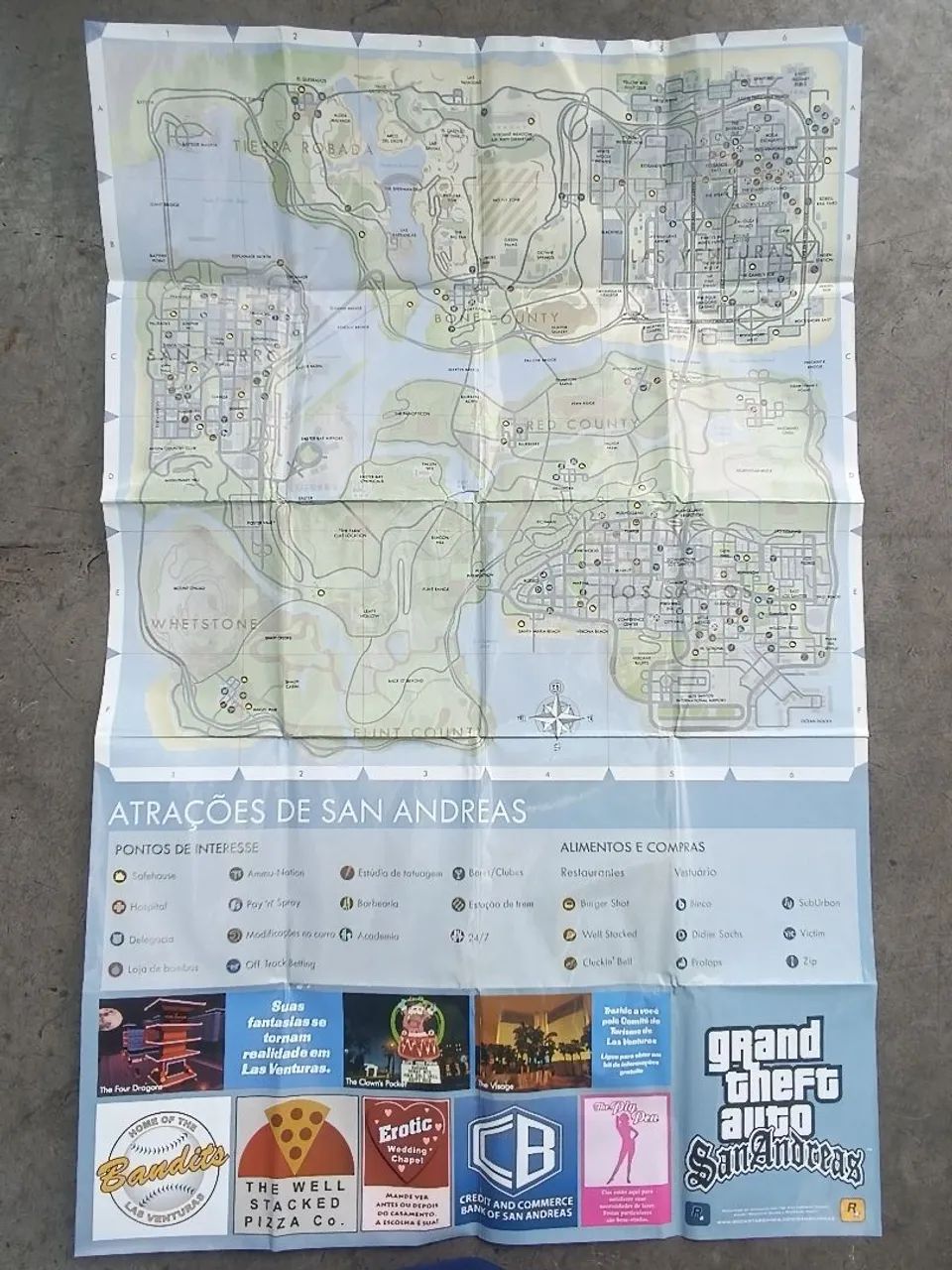 GTA San Andreas PS3 com mapa - Foto 4