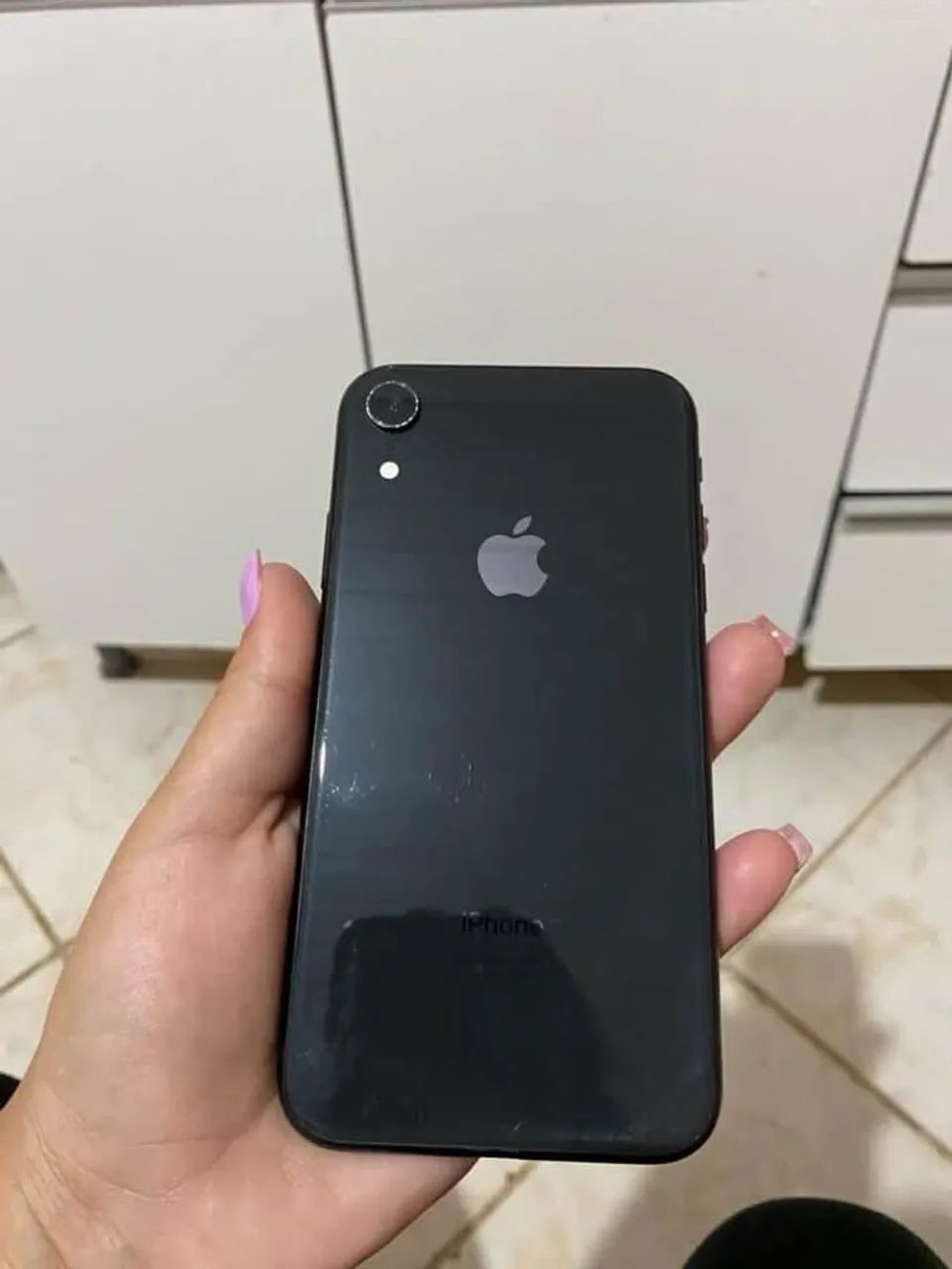 iPhone XR 64GB Preto | Bateria 100% | Face ID OK | R$ 900
