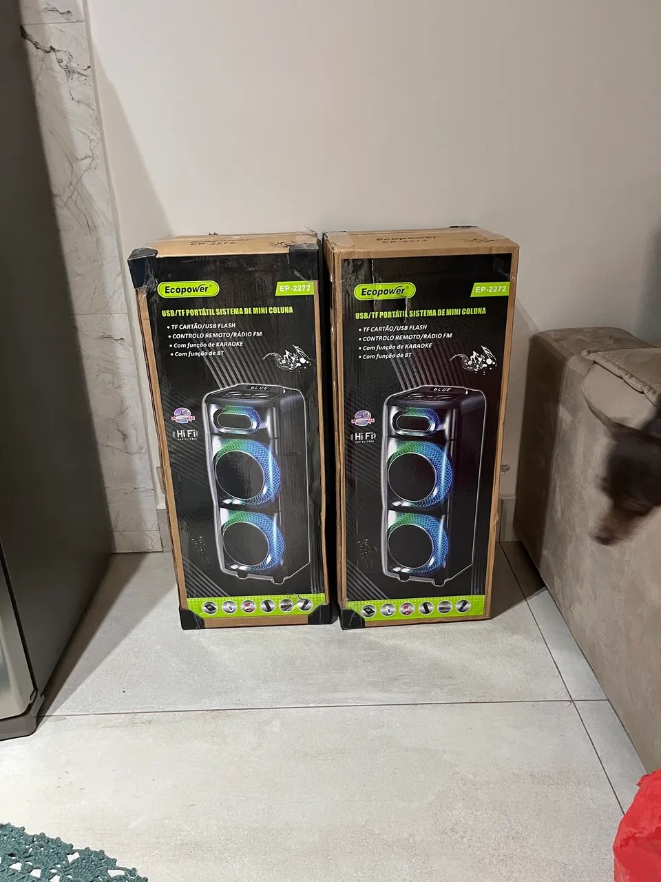 Caixa de som com microfone  - Foto 2