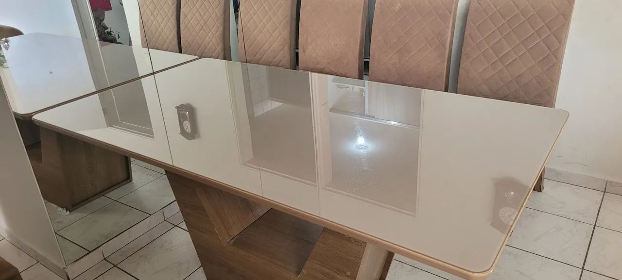 Mesa de jantar com 6 cadeiras - Foto 4