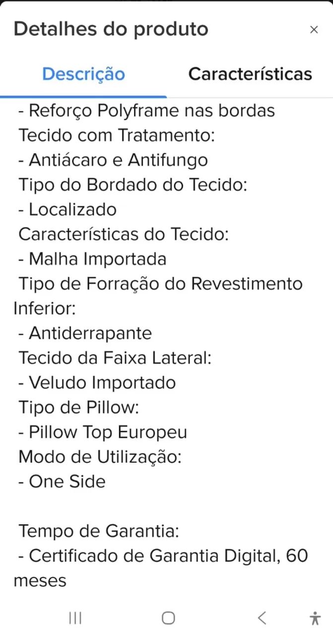 Colchão Ortobom Seminovo - Foto 2