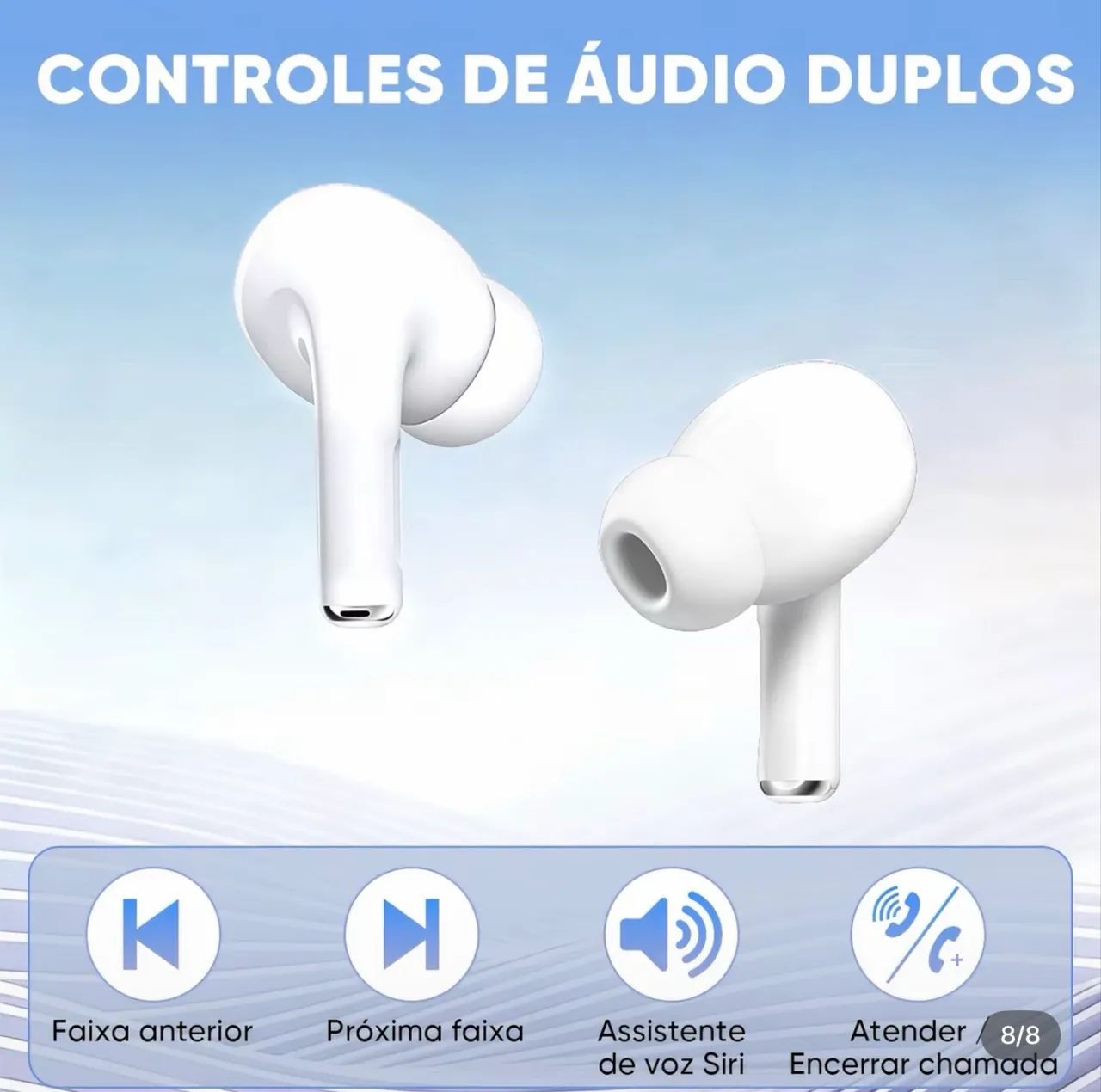 Fone de ouvido Inova Bluetooth 5.4 com cancelamento de ruído, com microfone - Foto 5