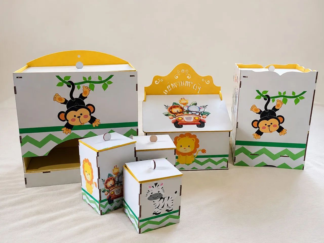 Kit organizador para quarto de bebê 