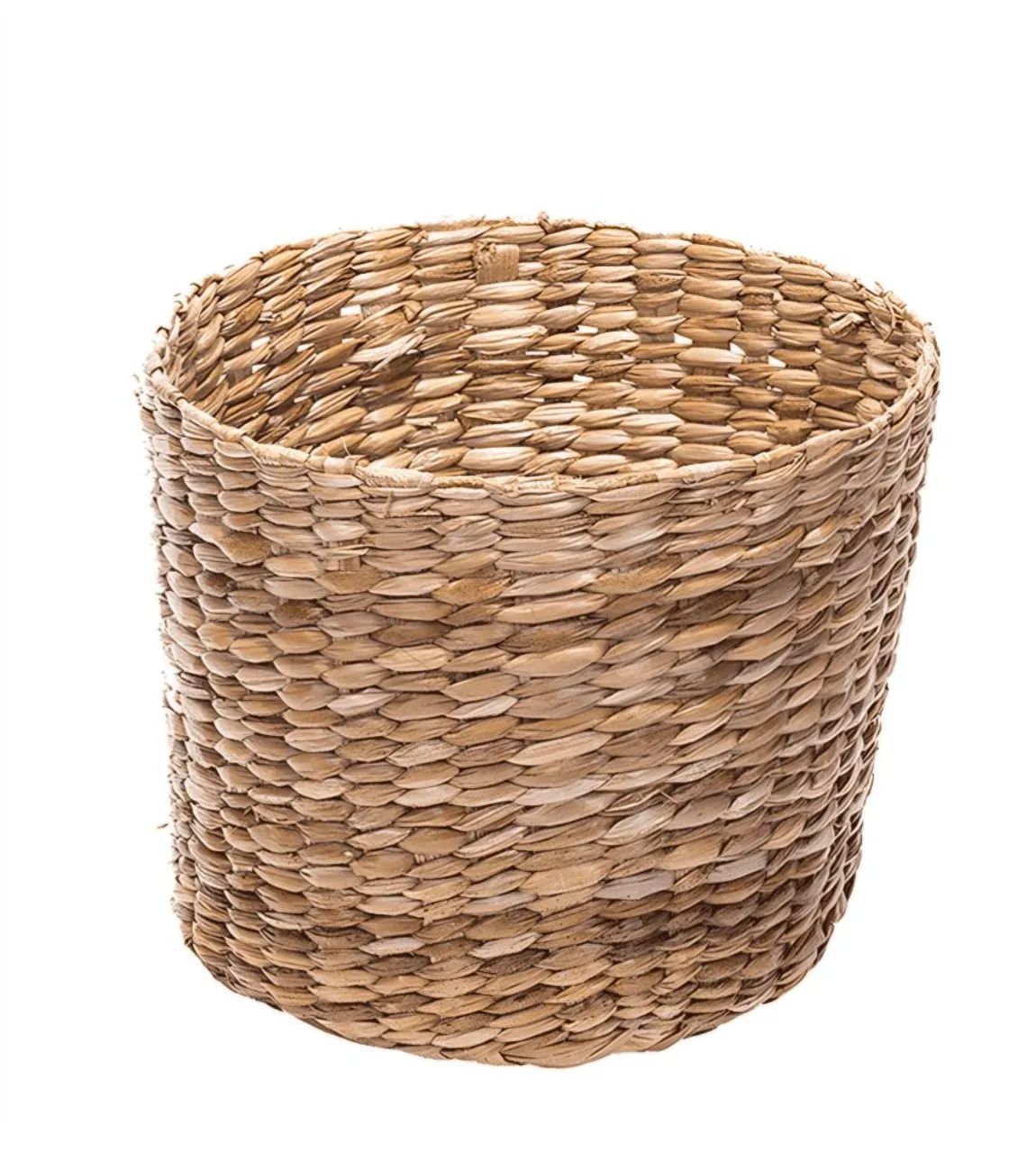 CACHEPO DE PALHA TABOA 20 CM - ESTILO RÚSTICO, BOHO, SUSTENTÁVEL 