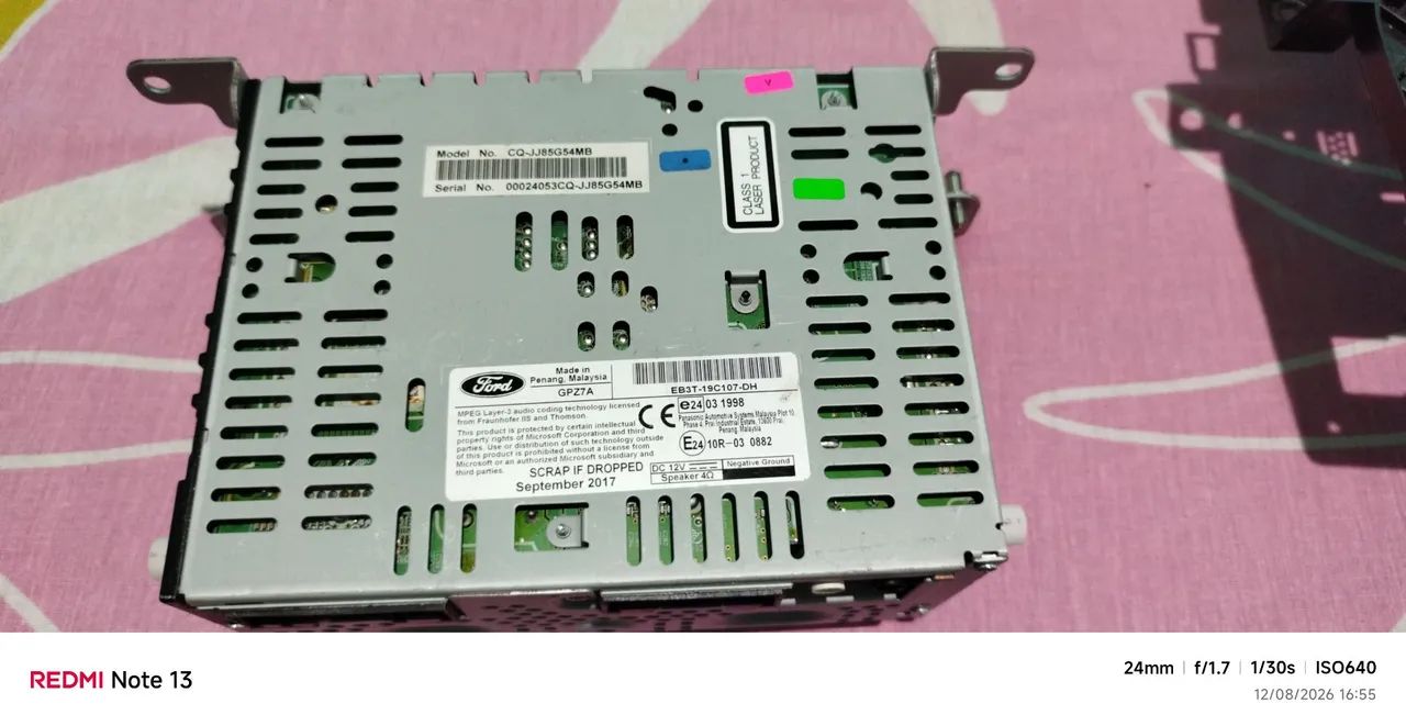 Vendo uma multimídia Panasonic/ para carro Ford  - Foto 2